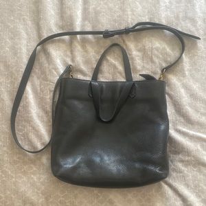 Black Leather Madewell Crossbody Bag